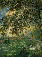 Monet, Claude Oscar - Relaxing in the Garden, Argenteuil